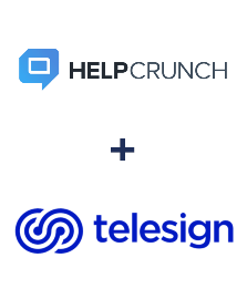 Integration of HelpCrunch and Telesign