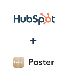 Integration of HubSpot and Poster