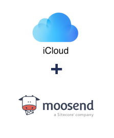 Integration of iCloud and Moosend