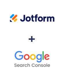 Integration of Jotform and Google Search Console