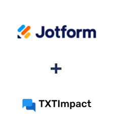 Integration of Jotform and TXTImpact
