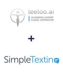 Integration of Leeloo and SimpleTexting