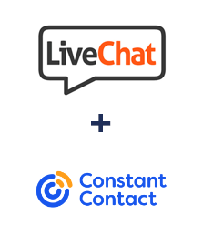 Integration of LiveChat and Constant Contact