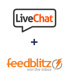 Integration of LiveChat and FeedBlitz