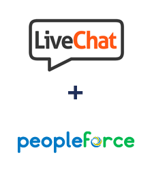 Integration of LiveChat and PeopleForce