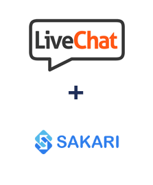 Integration of LiveChat and Sakari