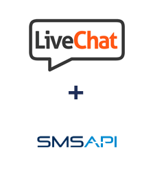 Integration of LiveChat and SMSAPI