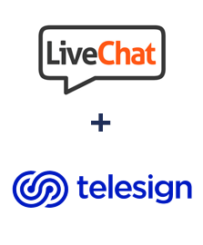 Integration of LiveChat and Telesign