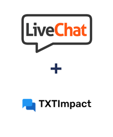 Integration of LiveChat and TXTImpact