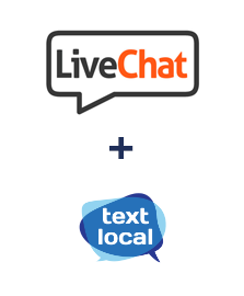 Integration of LiveChat and Textlocal