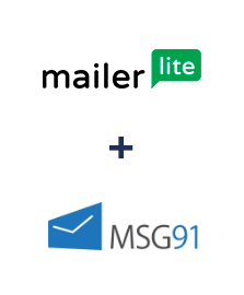 Integration of MailerLite and MSG91