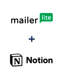 Integration of MailerLite and Notion