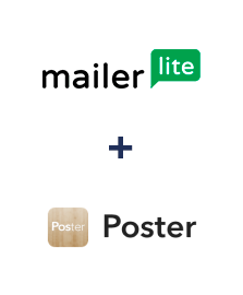 Integration of MailerLite and Poster