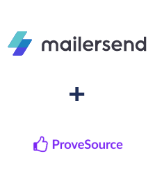 Integration of MailerSend and ProveSource