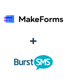 Integration of MakeForms and Kudosity