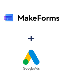 Integration of MakeForms and Google Ads