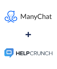 Integration of ManyChat and HelpCrunch