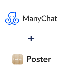 Integration of ManyChat and Poster