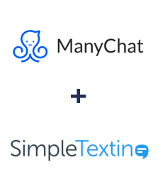 Integration of ManyChat and SimpleTexting