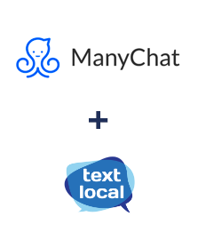 Integration of ManyChat and Textlocal