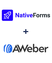 Integration of NativeForms and AWeber