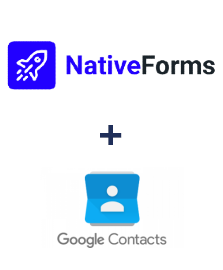 Integration of NativeForms and Google Contacts