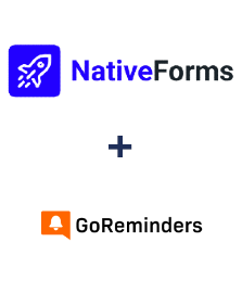 Integration of NativeForms and GoReminders