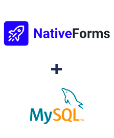 Integration of NativeForms and MySQL