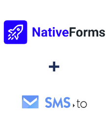Integration of NativeForms and SMS.to