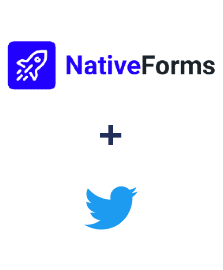 Integration of NativeForms and Twitter