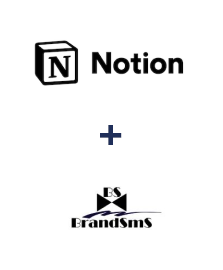 Integration of Notion and BrandSMS 