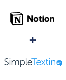 Integration of Notion and SimpleTexting