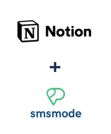 Integration of Notion and Smsmode