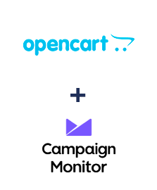 Integration of Opencart and Campaign Monitor