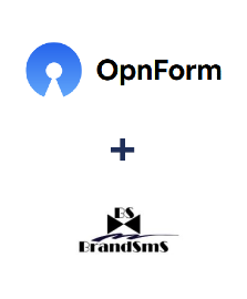 Integration of OpnForm and BrandSMS 