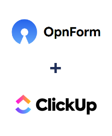 Integration of OpnForm and ClickUp