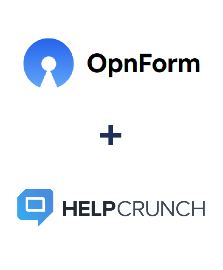 Integration of OpnForm and HelpCrunch