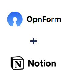 Integration of OpnForm and Notion