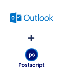 Integration of Microsoft Outlook and Postscript