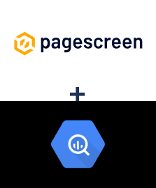 Integration of Pagescreen and BigQuery