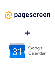 Integration of Pagescreen and Google Calendar