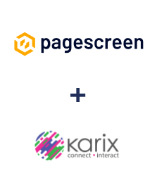 Integration of Pagescreen and Karix