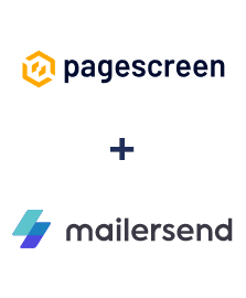 Integration of Pagescreen and MailerSend