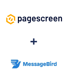 Integration of Pagescreen and MessageBird