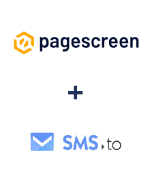 Integration of Pagescreen and SMS.to