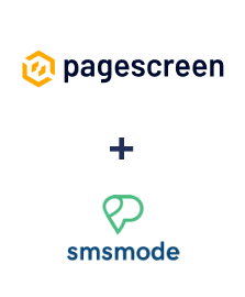 Integration of Pagescreen and Smsmode