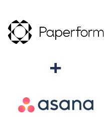 Integration of Paperform and Asana