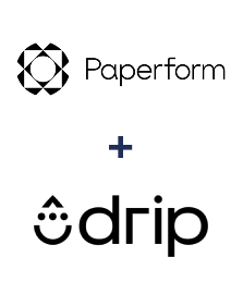 Integration of Paperform and Drip
