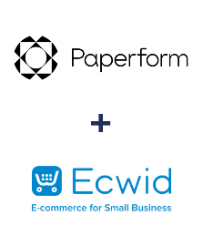 Integration of Paperform and Ecwid