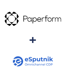 Integration of Paperform and eSputnik